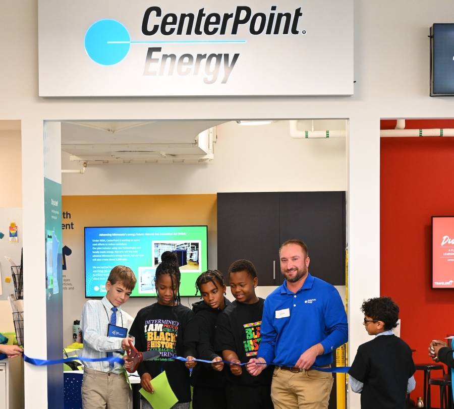 Ribbon Cutting of the CenterPoint Energy Shop