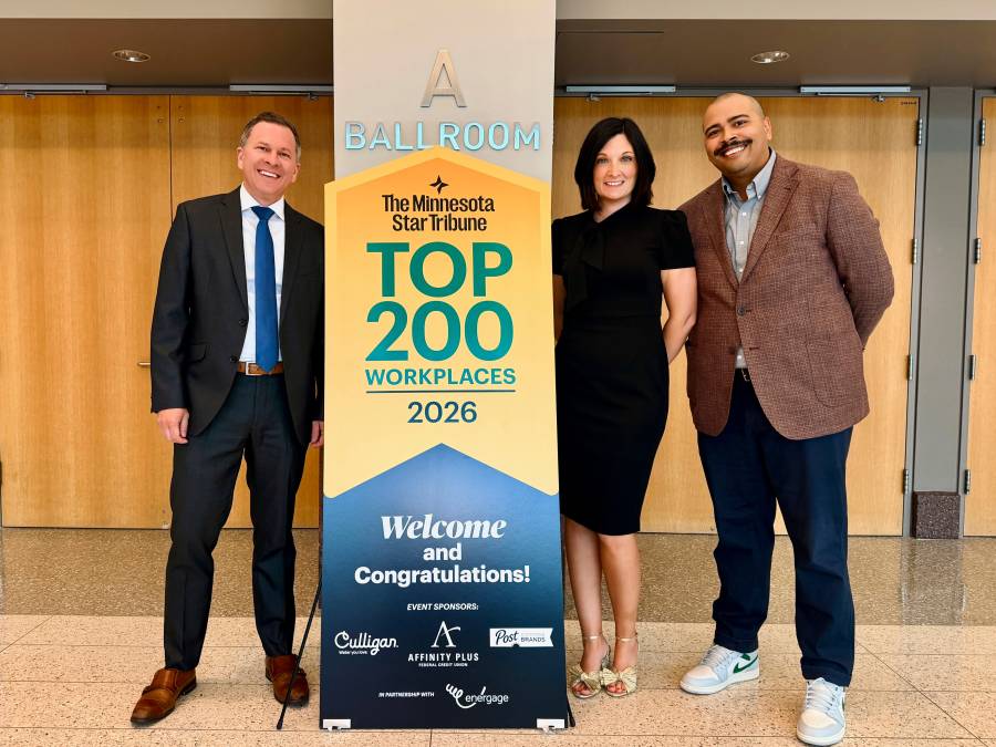 JA North Leadership Team members pose for a photo at the Top 200 Workplaces Lunch